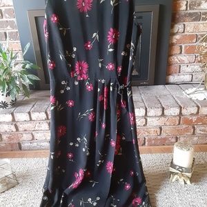Kathy Lee Sleeveless Print Long Dress